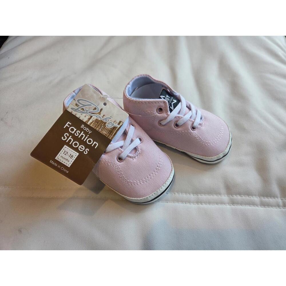 Pink Baby Fashion Shoes Size 12-18m - Picture 4 of 4